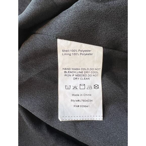 Suzanne Betro Plus Size 1X Black Floral Dress Knee Length Office Church - Picture 9 of 9